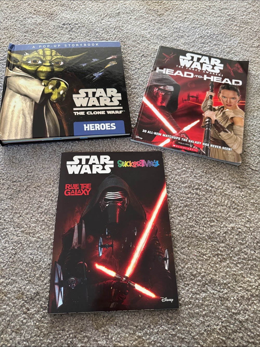 Star Wars book bundle. Stickers,pop up and more
